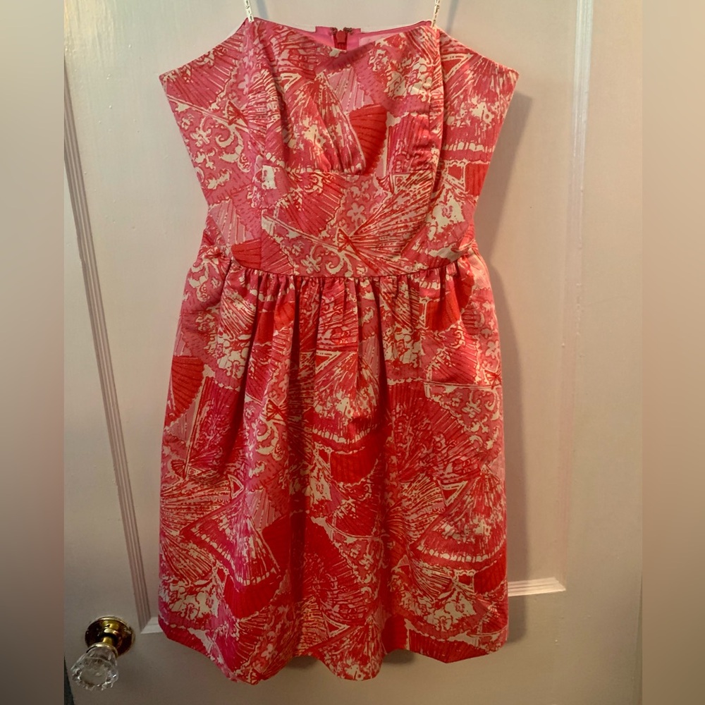Lilly Pulitzer Pink A-line Dress Sz 2